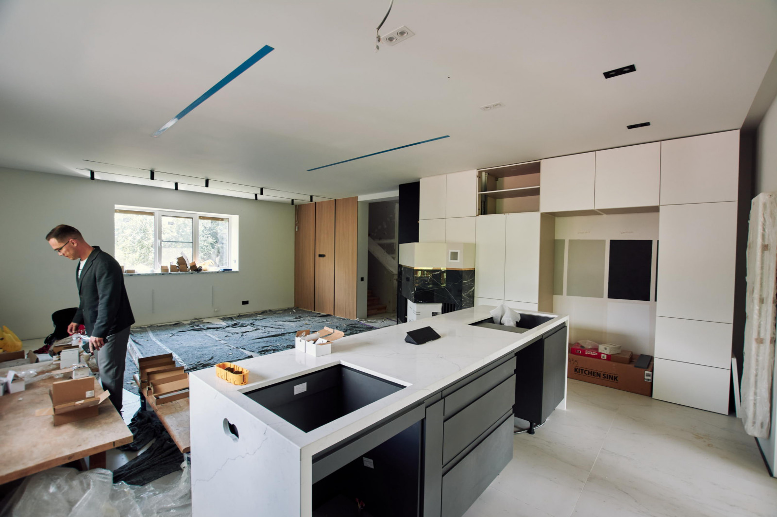 Реконструкция интерьеров дома в подмосковье. 350 м.кв.