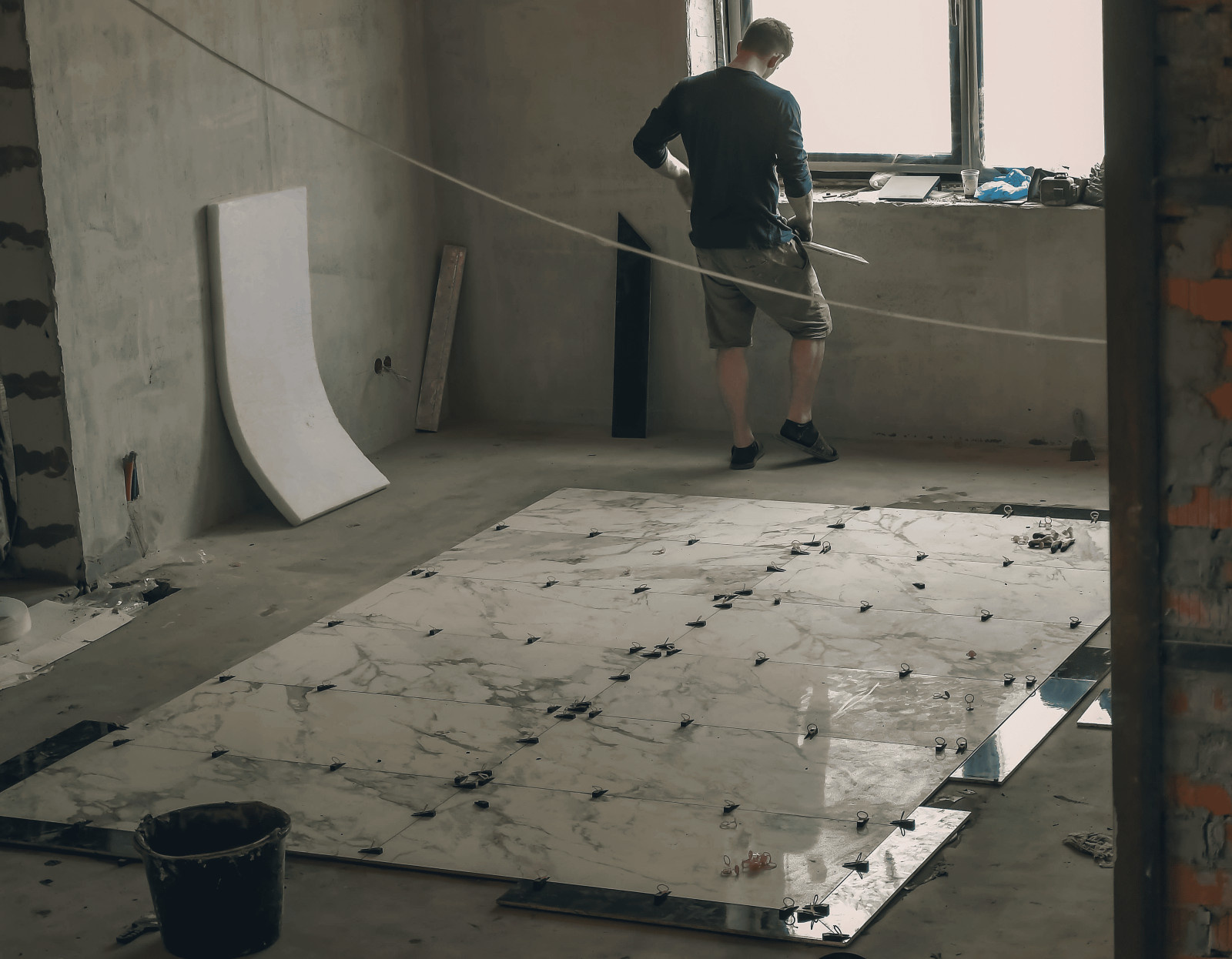 Клязьминский парк - фигурные изделия из керамогранита