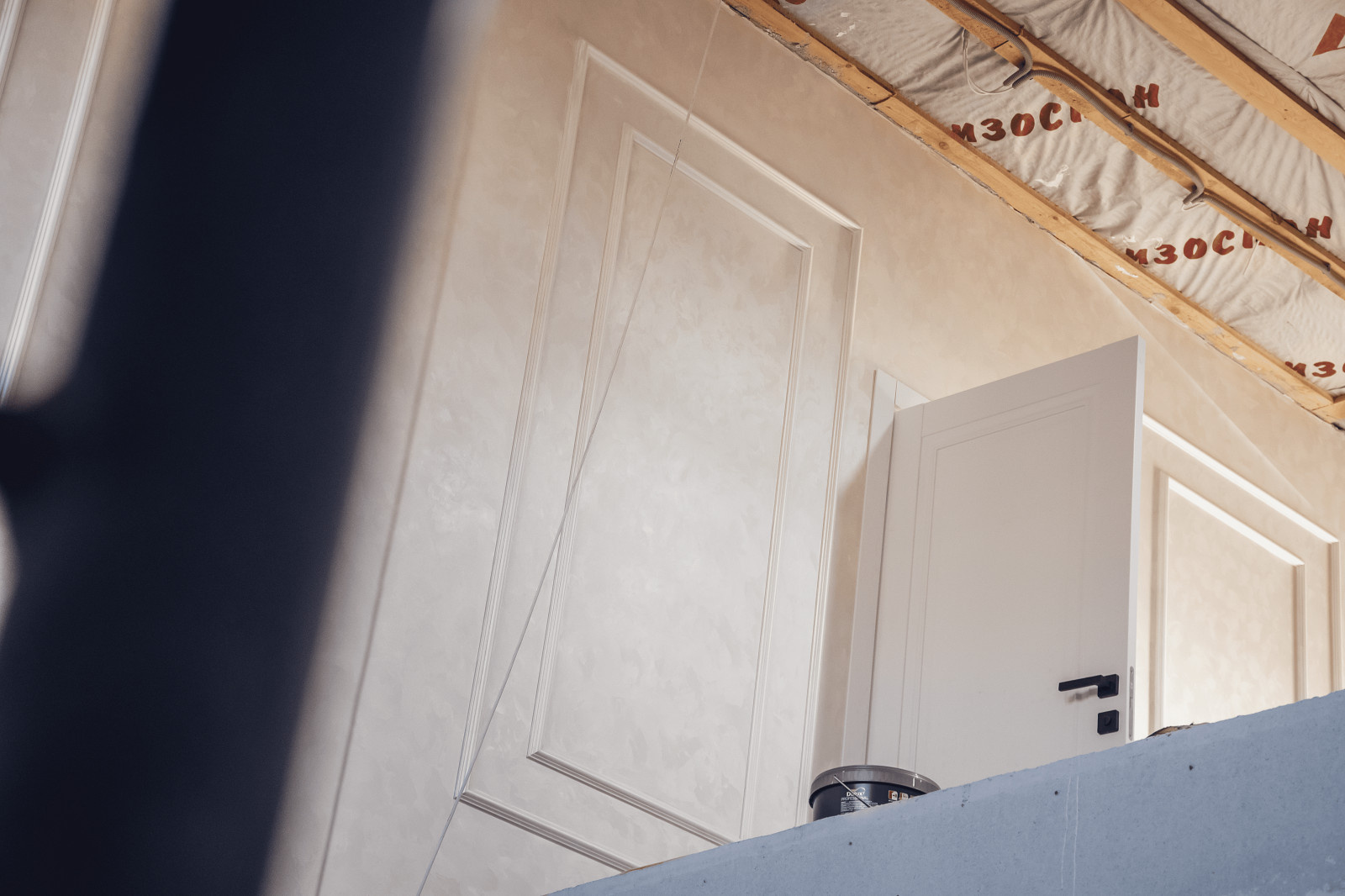 Клязьминский парк - декоративная штукатурка, краска стен