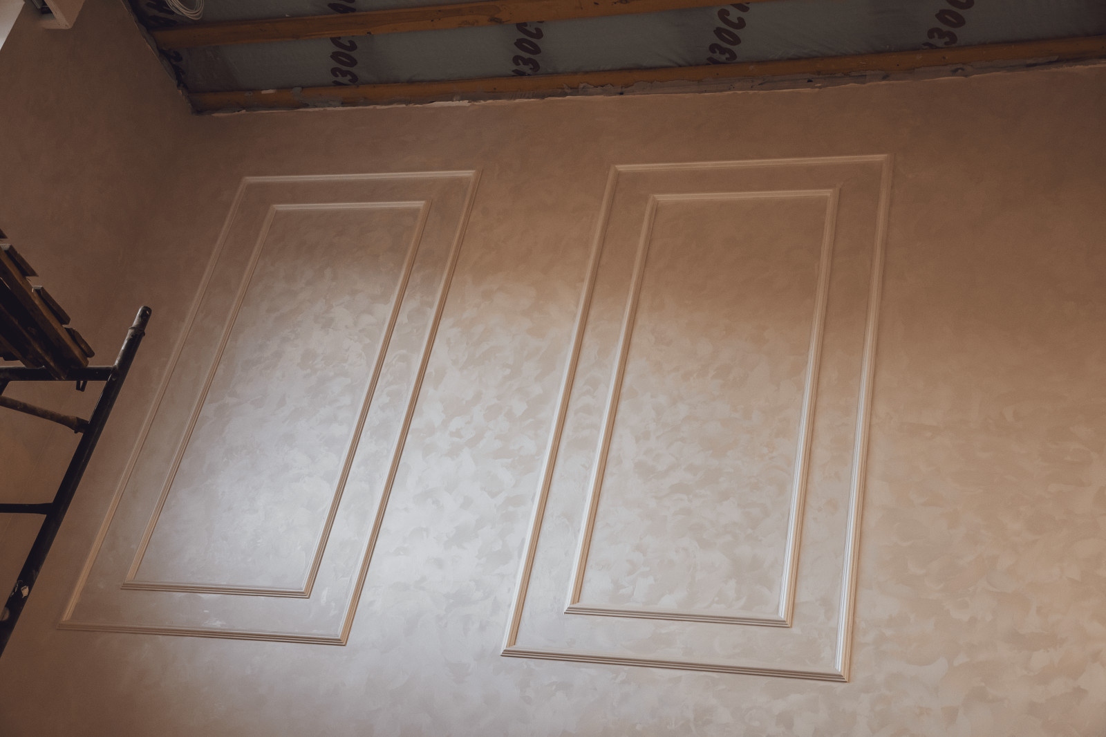 Клязьминский парк - декоративная штукатурка, краска стен