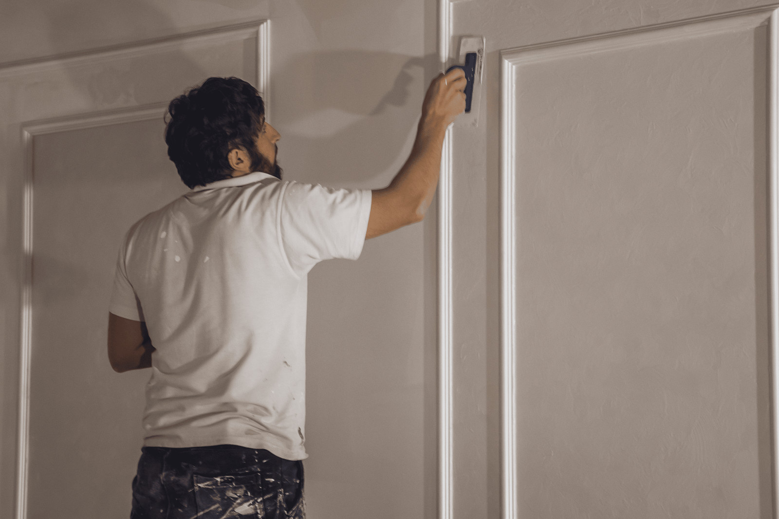 Клязьминский парк - декоративная штукатурка, краска стен