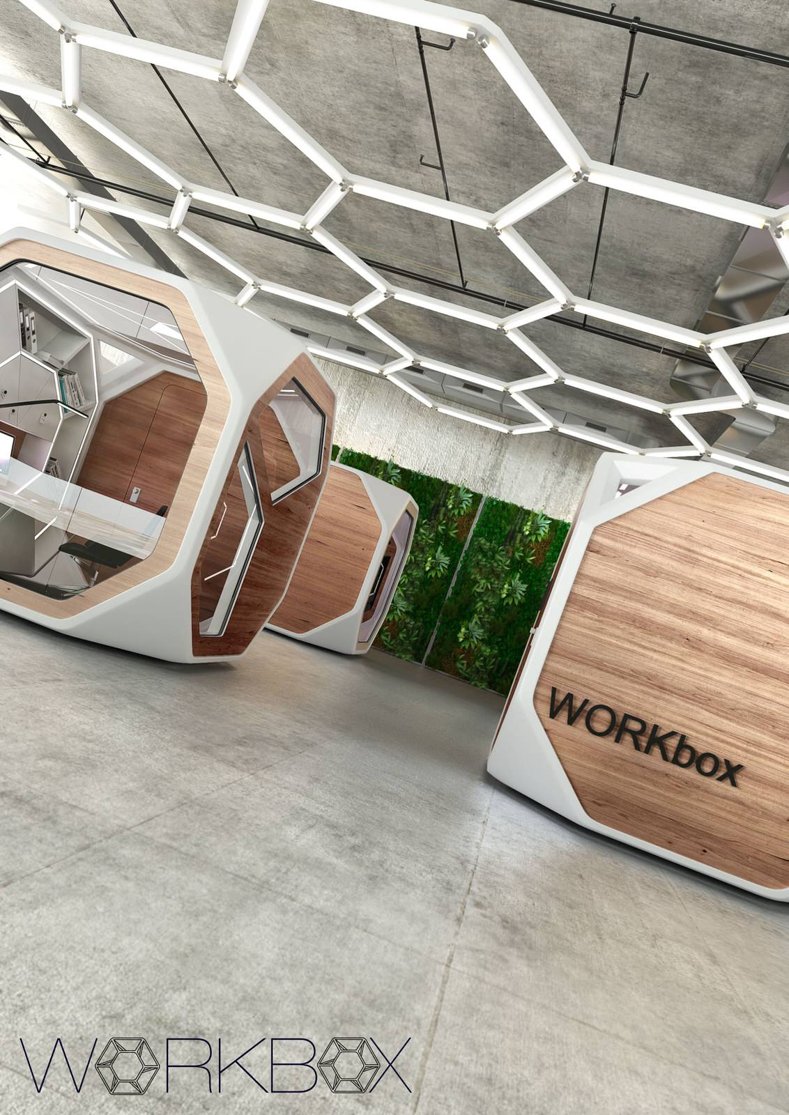 Проект офисного пространства "WORKBOX"