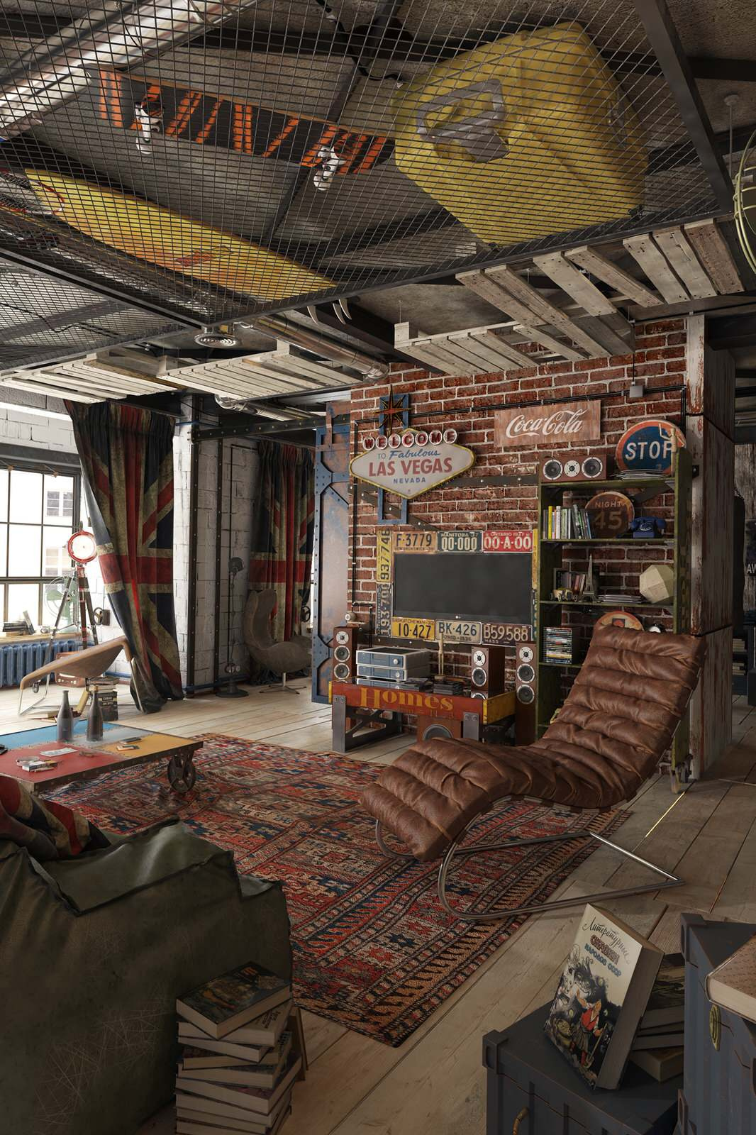 Дизайн апартаментов "KASHIRSKIY LOFT"