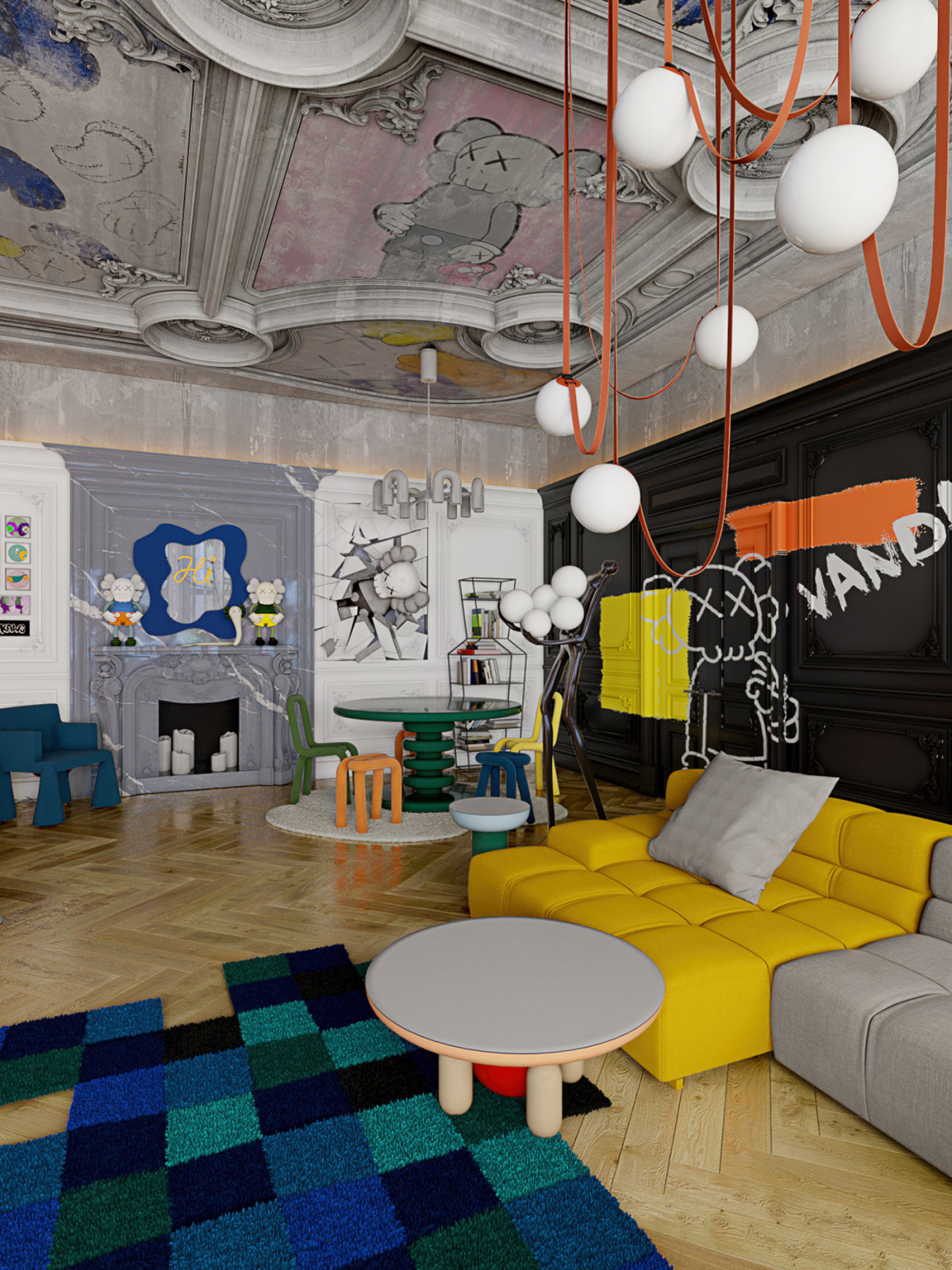 Дизайн апартаментов "FUN BOX"