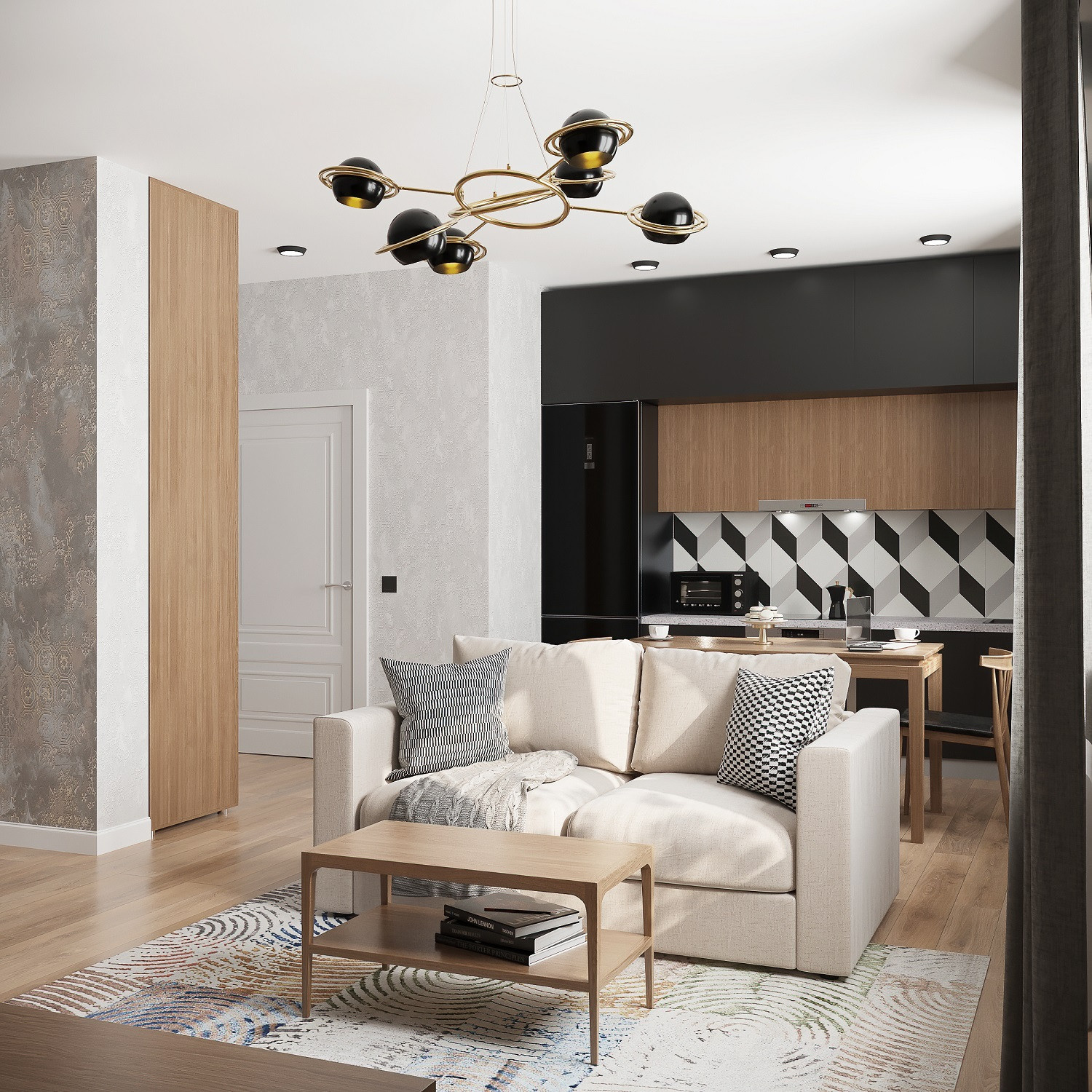 Отделка 1 комнатной квартиры ЖК Алия