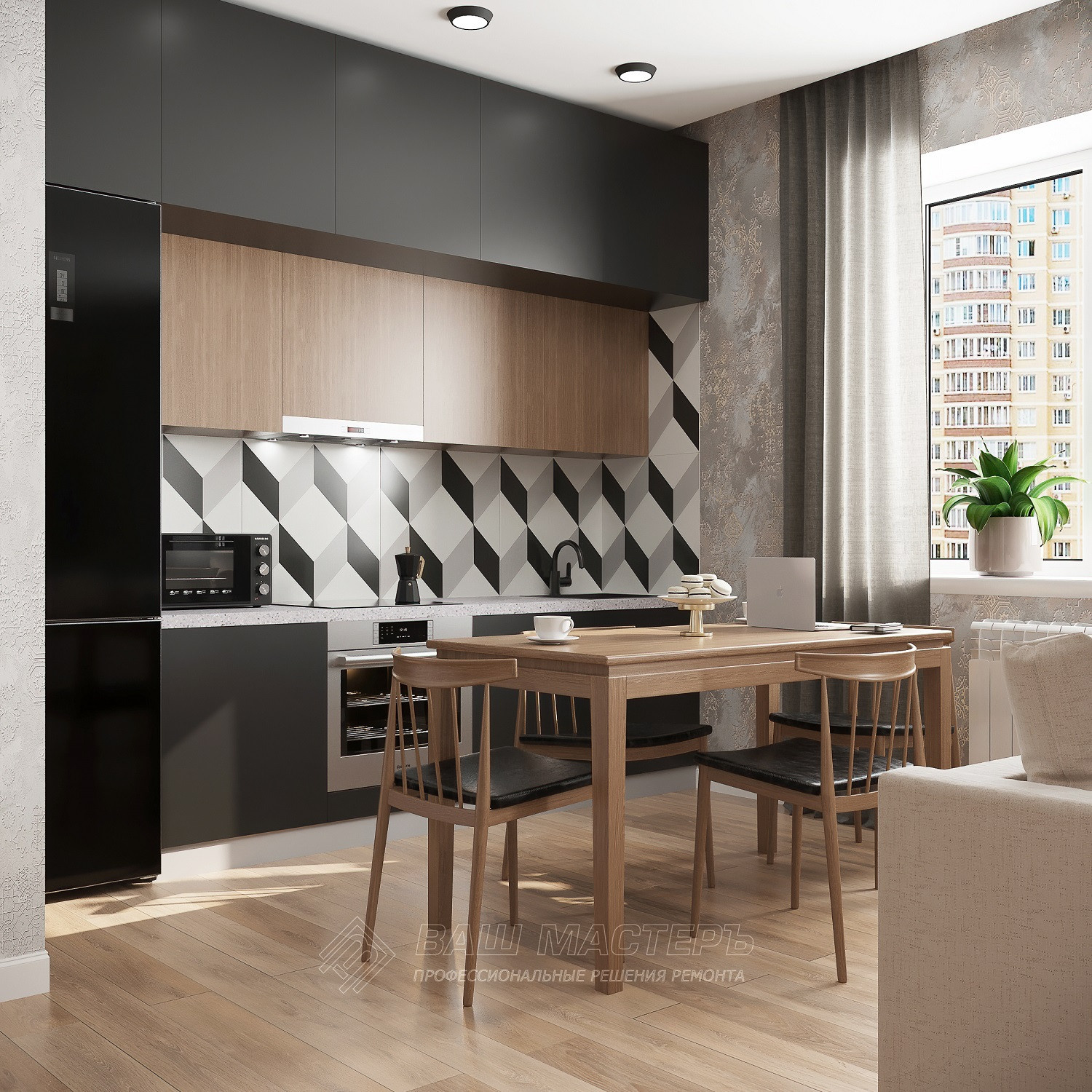 Отделка 1 комнатной квартиры ЖК Алия