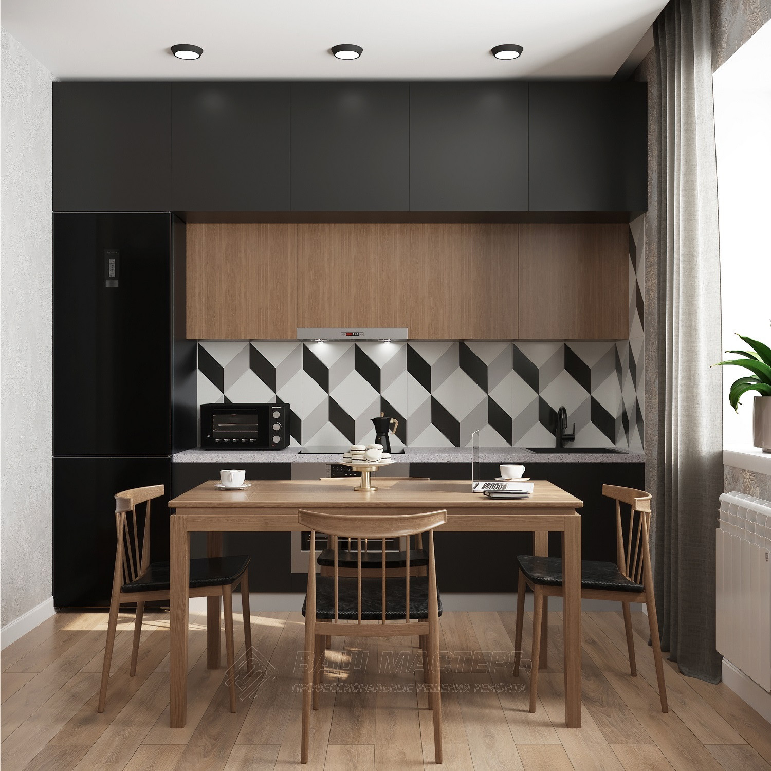 Отделка 1 комнатной квартиры ЖК Алия