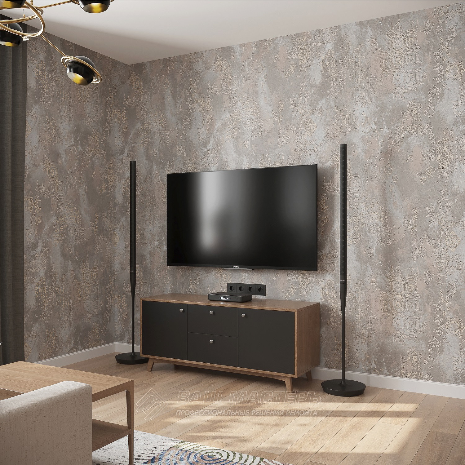 Отделка 1 комнатной квартиры ЖК Алия