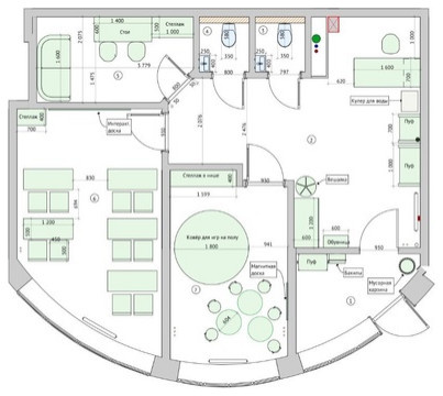 Дизайн проект детского центра развития.