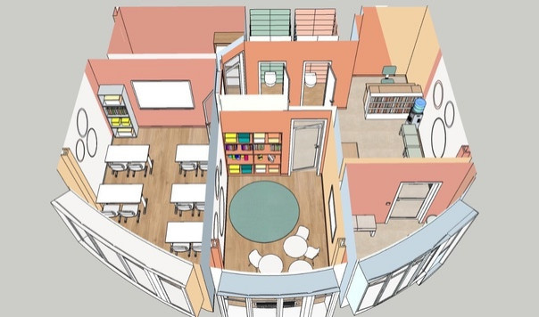 Дизайн проект детского центра развития.