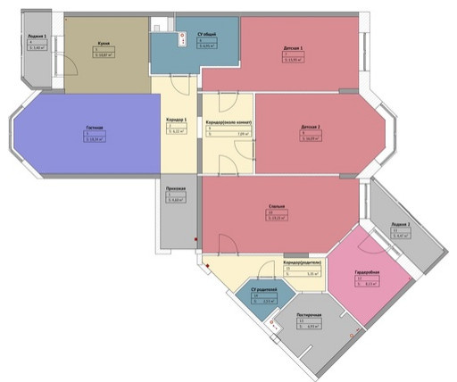 Обложка проекта: Дизайн проект. Объединение двух соседних квартир.