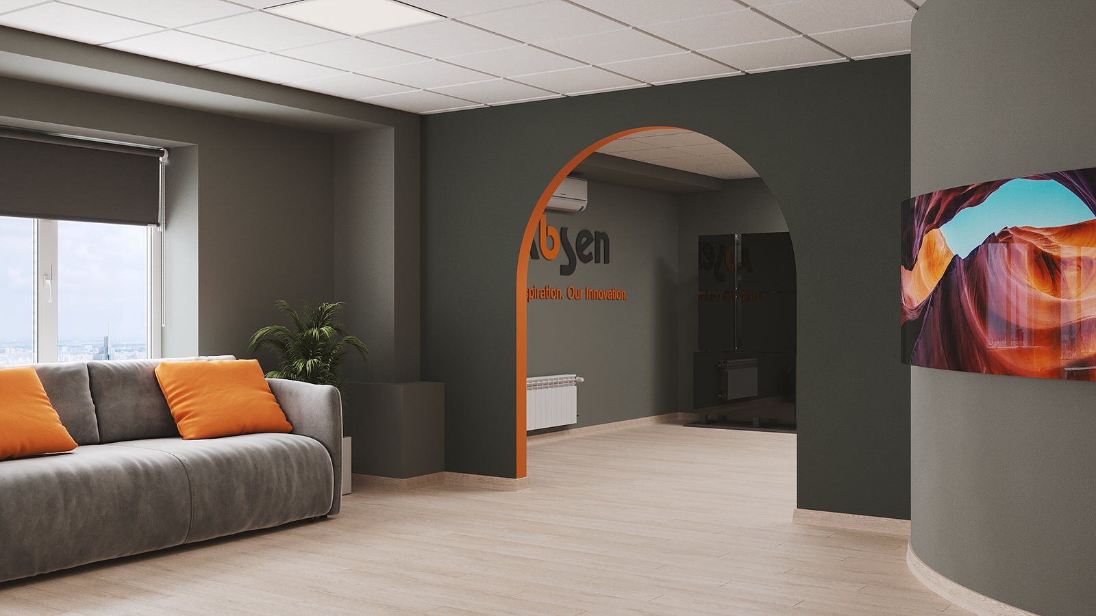 Шоурум LED-экранов, 98,3 кв м