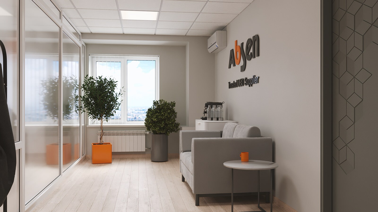 Обложка проекта: Шоурум LED-экранов, 98,3 кв м