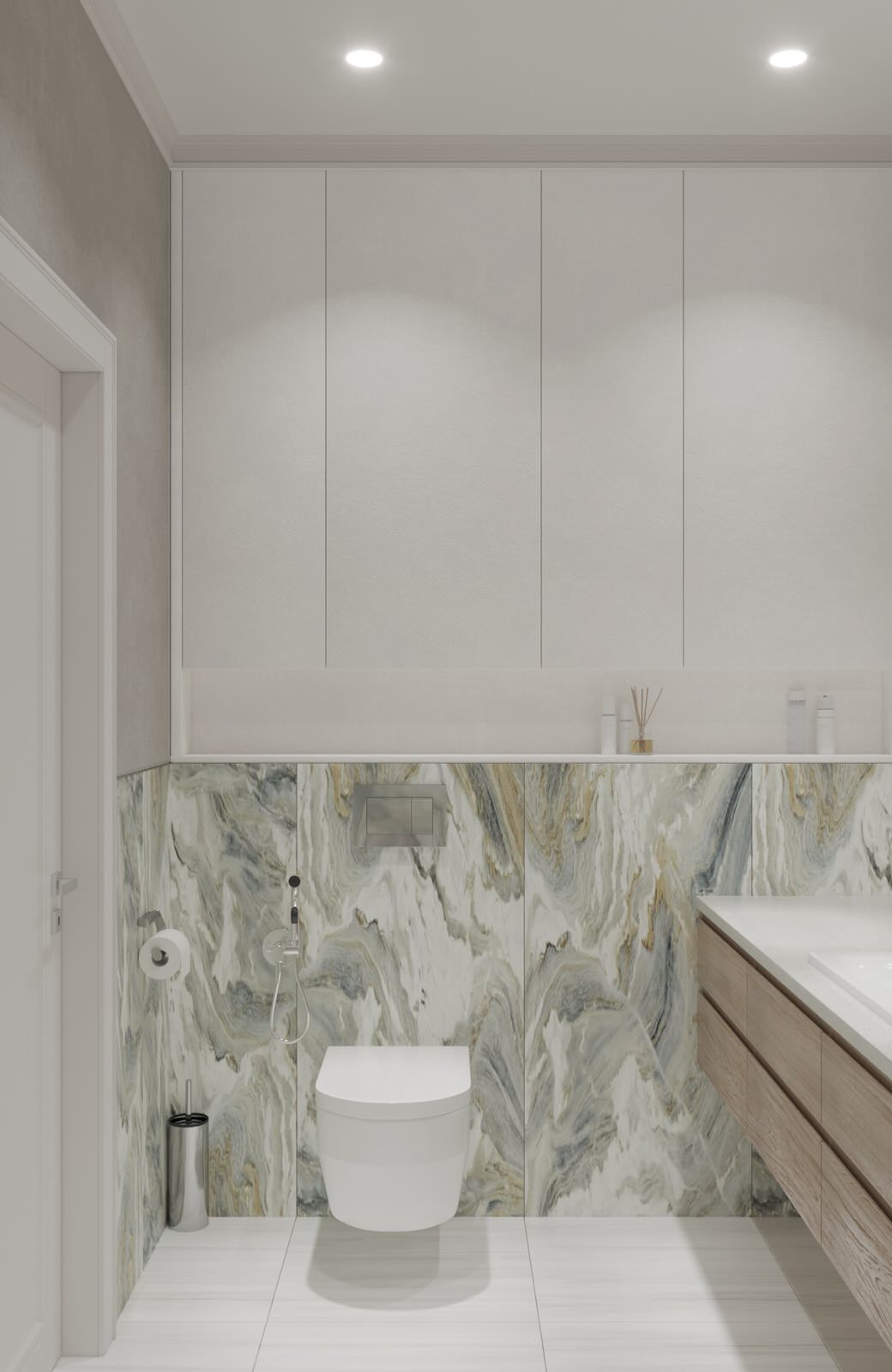 Дизайн интерьера двухэтажного дома 120 кв.м.