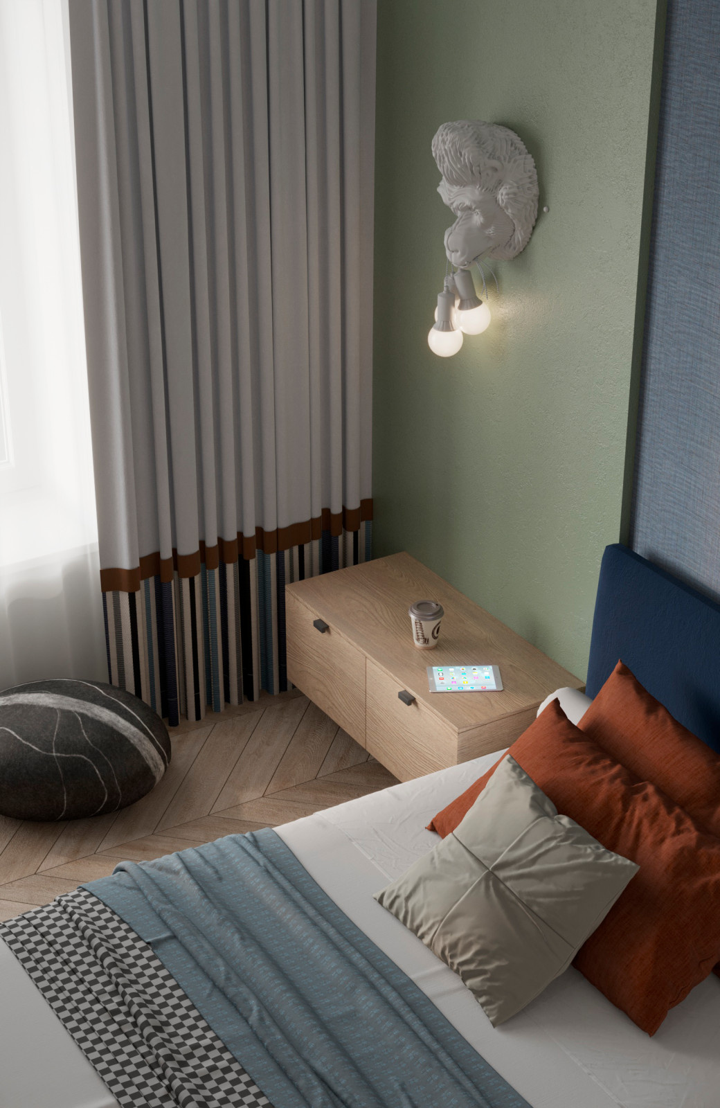 Дизайн интерьера двухэтажного дома 120 кв.м.