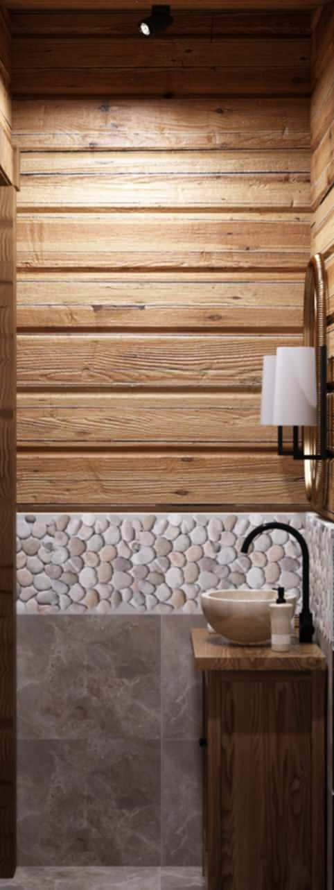 Баня в стиле Шале