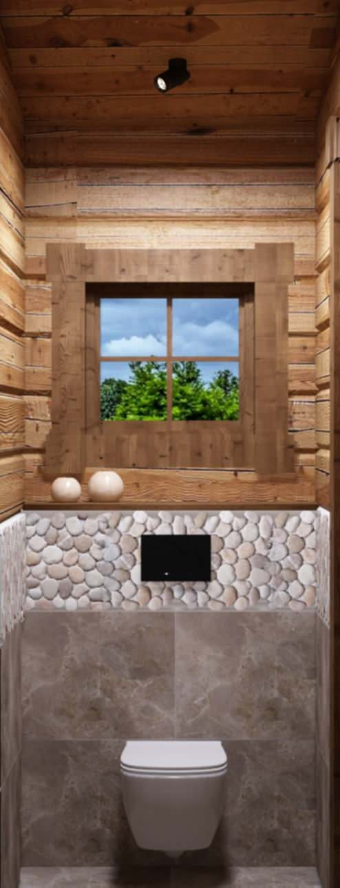 Баня в стиле Шале