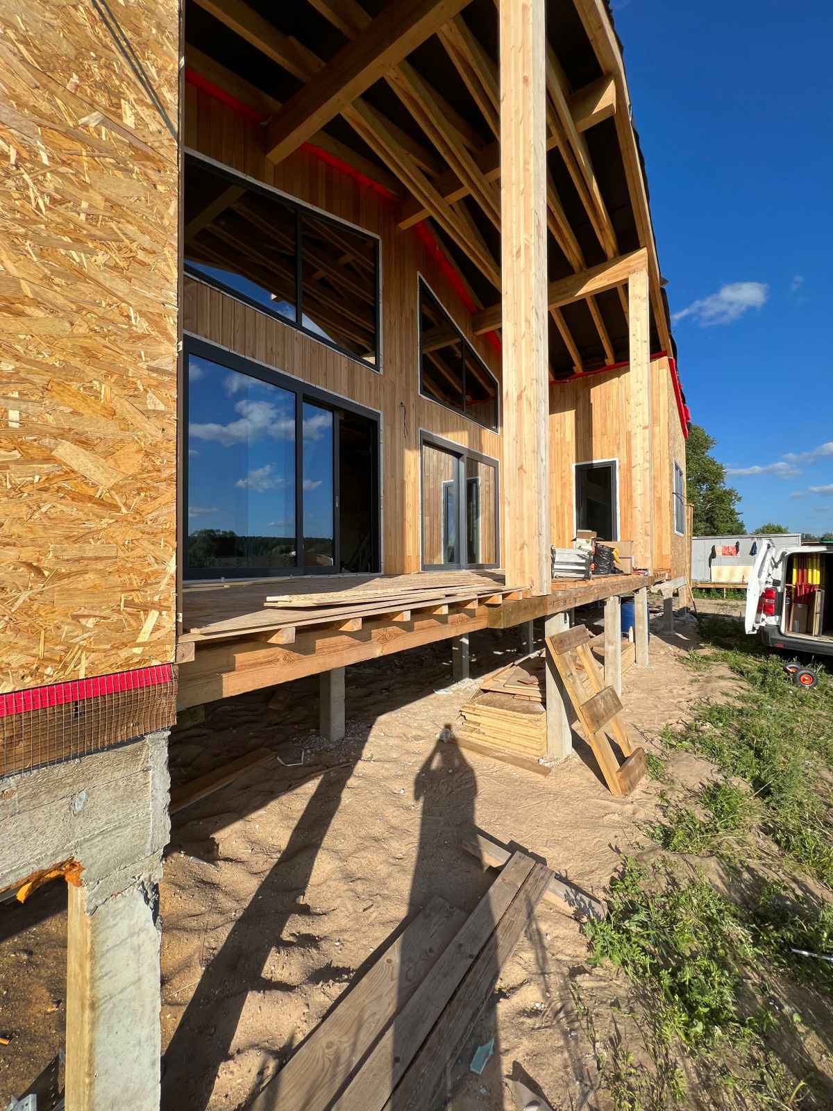 Остекление Каркасного дома в Одинцово