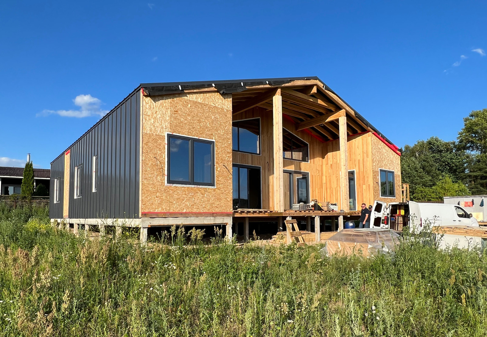 Остекление Каркасного дома в Одинцово