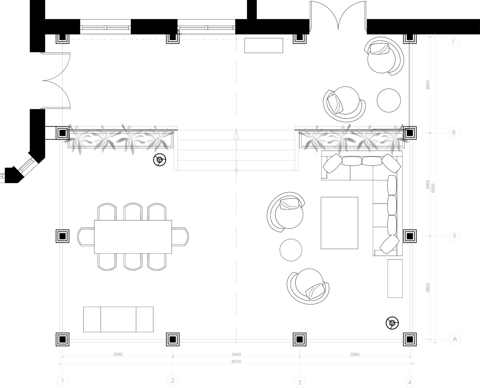 Беседка барбекю в КП Княжье Озеро