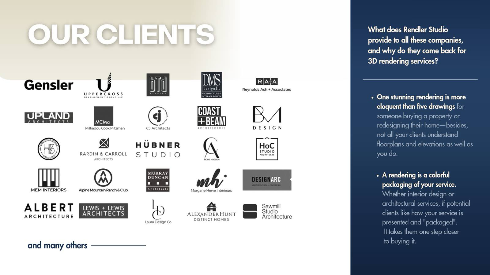 PORTFOLIO for interior designers, architects & real-estate dev.