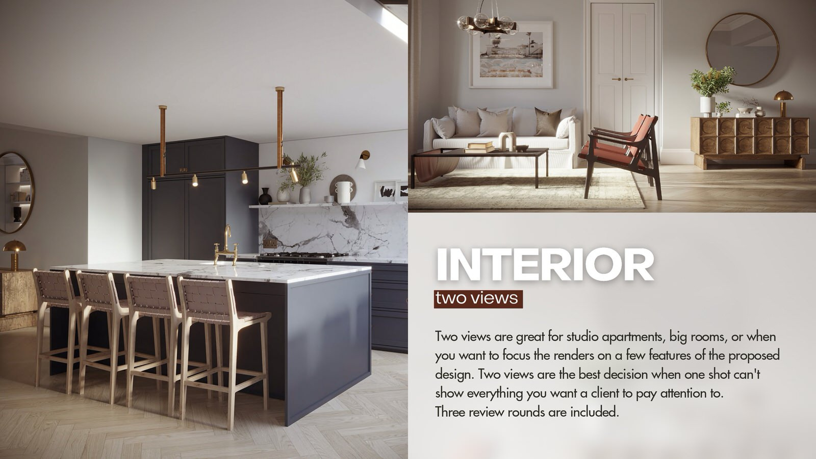 PORTFOLIO for interior designers, architects & real-estate dev.