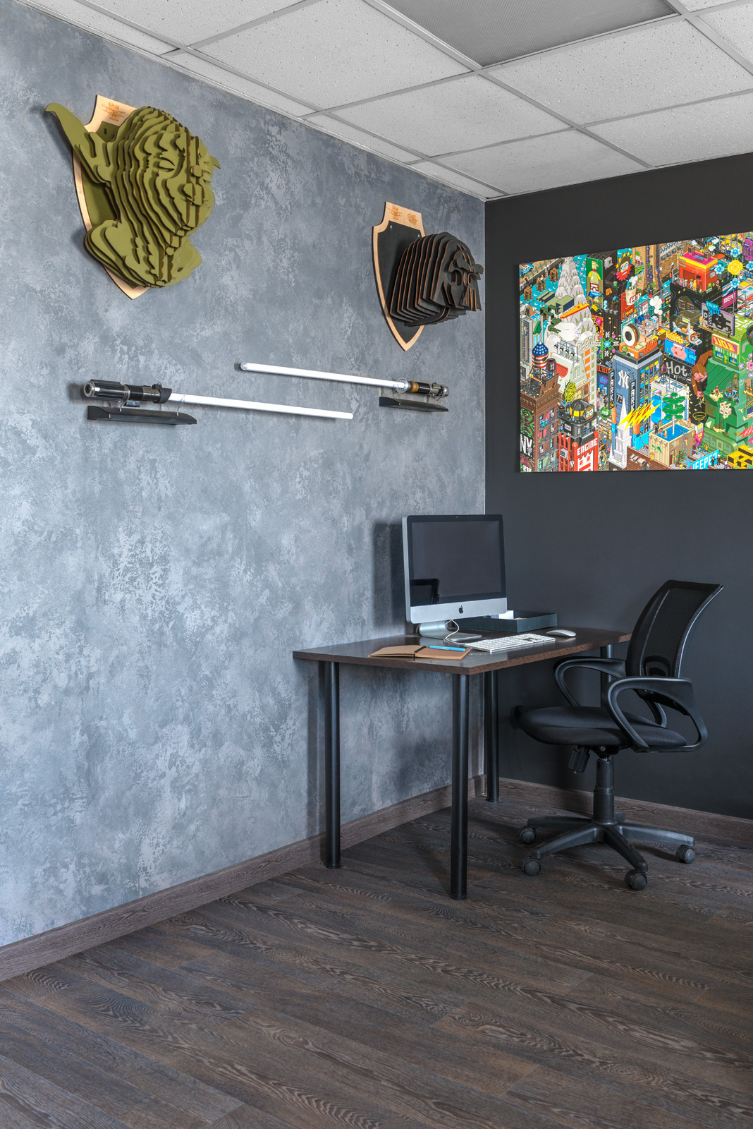 Реализованный проект офиса для студии дизайна