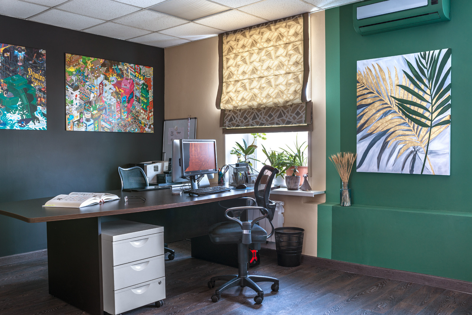 Реализованный проект офиса для студии дизайна