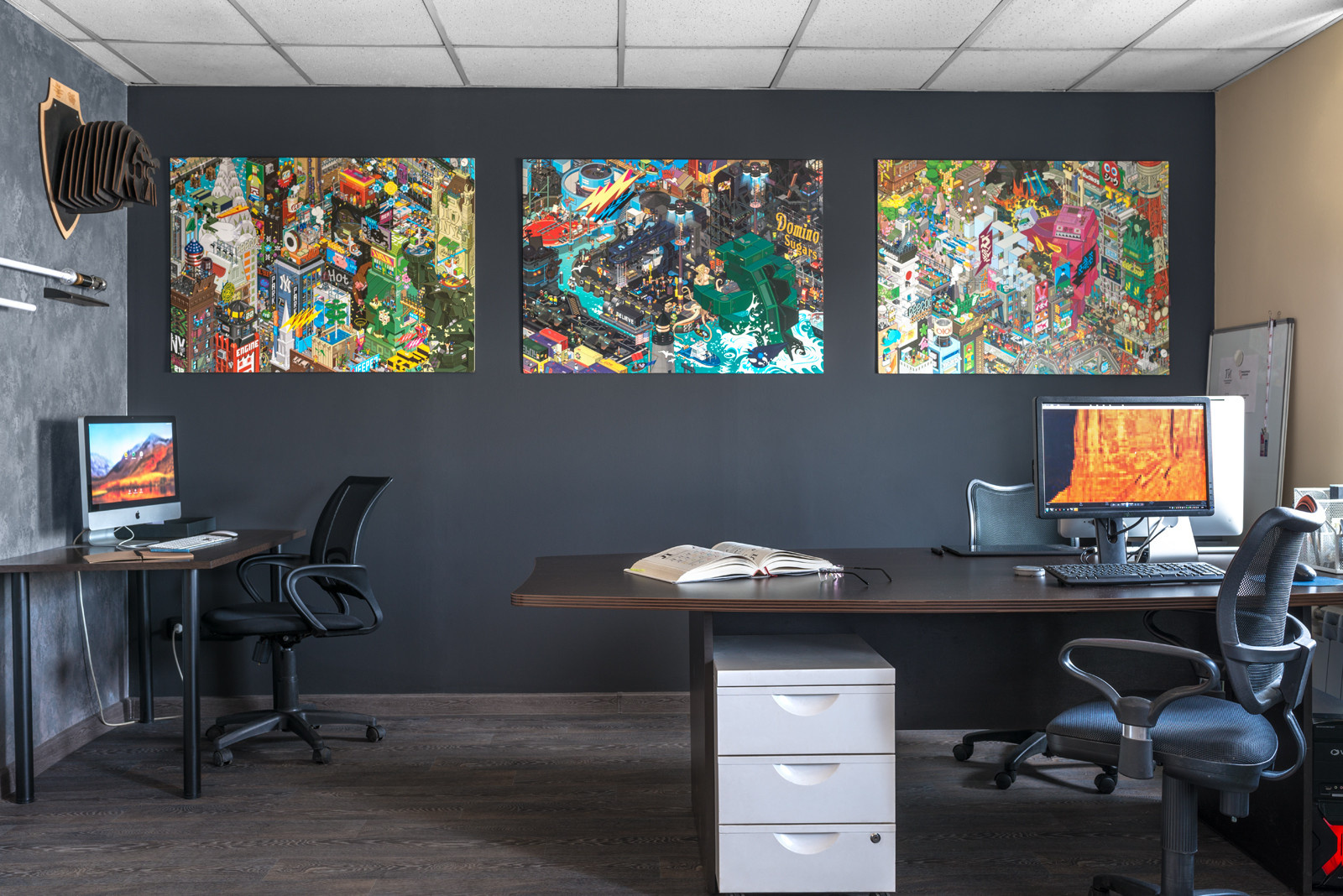 Реализованный проект офиса для студии дизайна