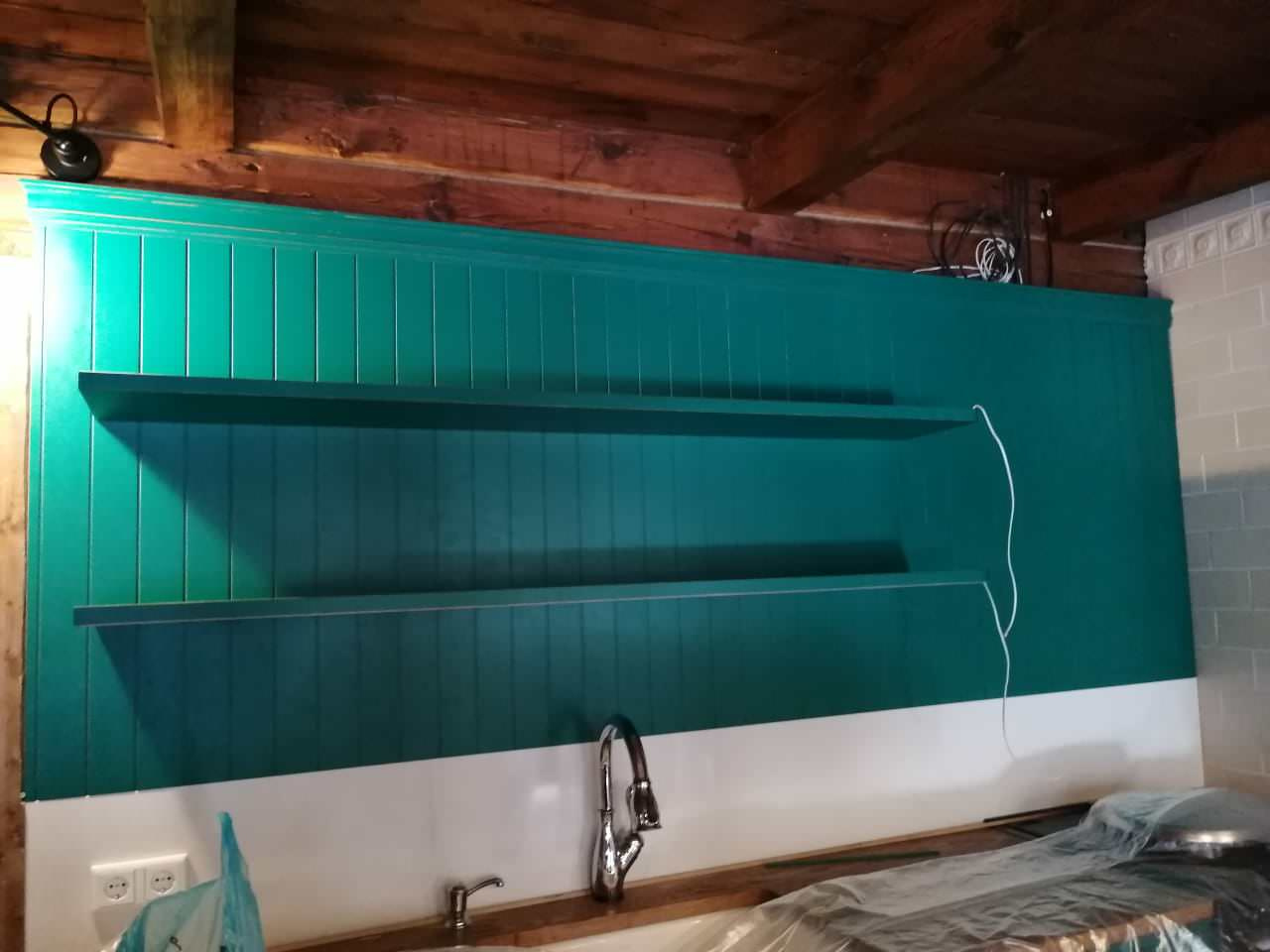 Кухня из массива дуба