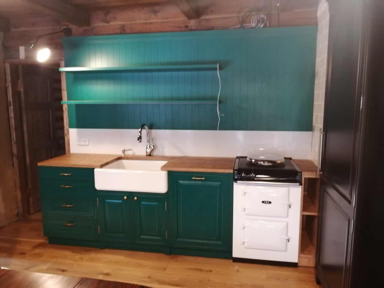 Кухня из массива дуба