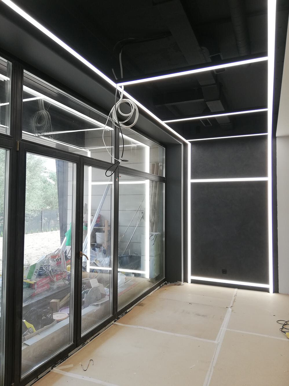 Lighting system HOKASU in a country house