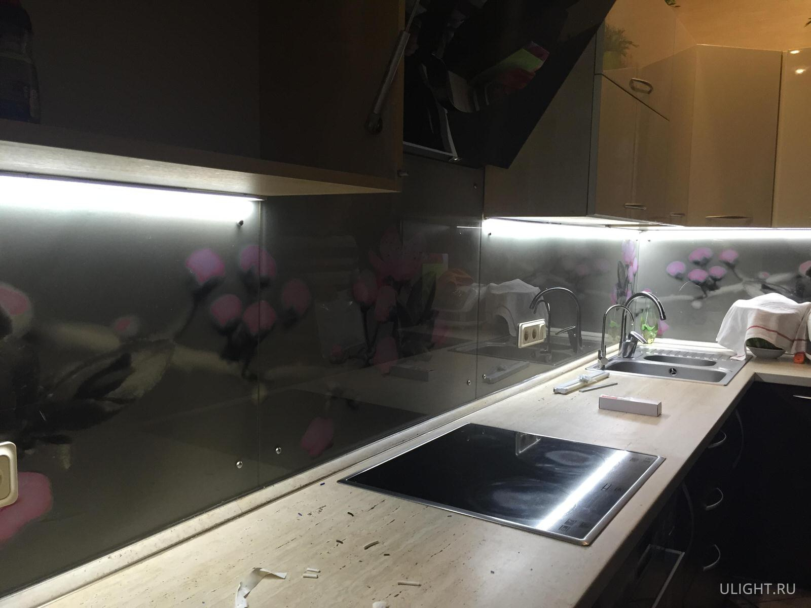 Installing under-cabinet lighting