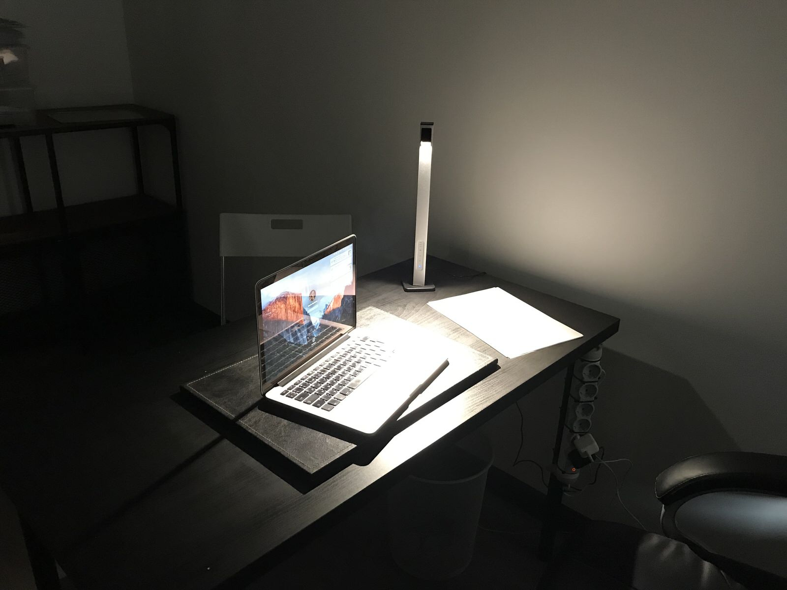 Small office space at a production facility in Moscow