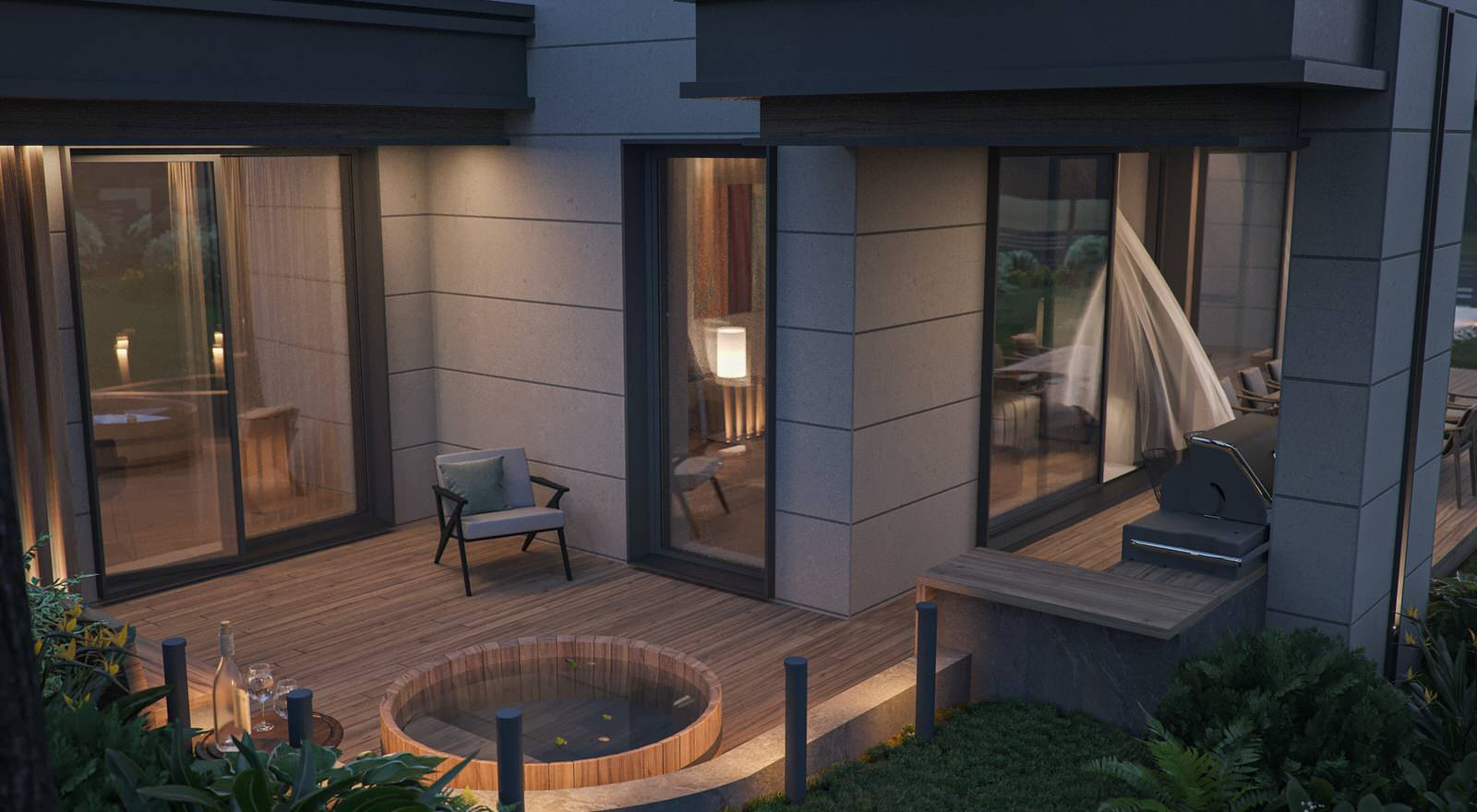 Дом с купелью