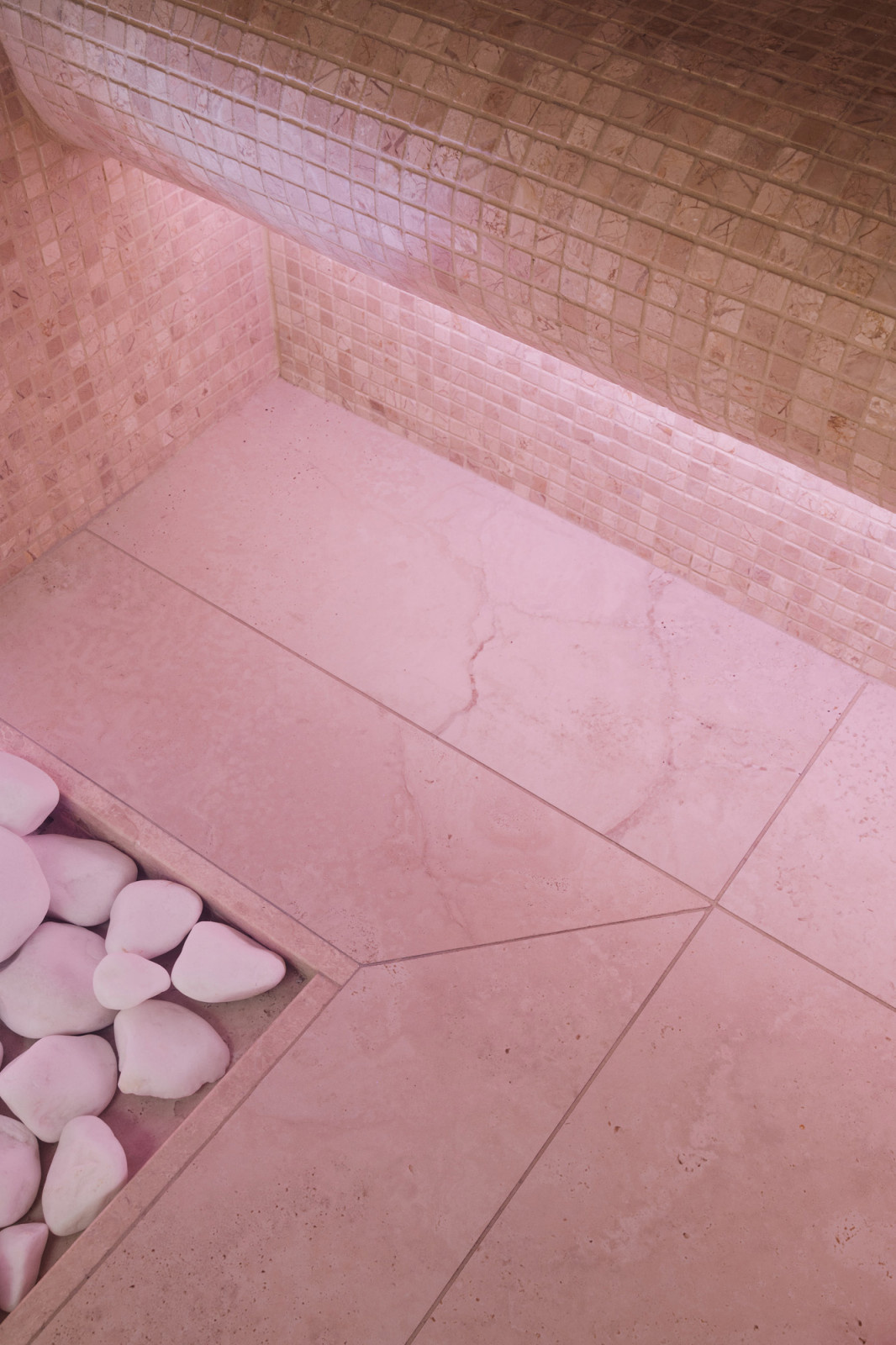 Хамам с выходом пара из пола.