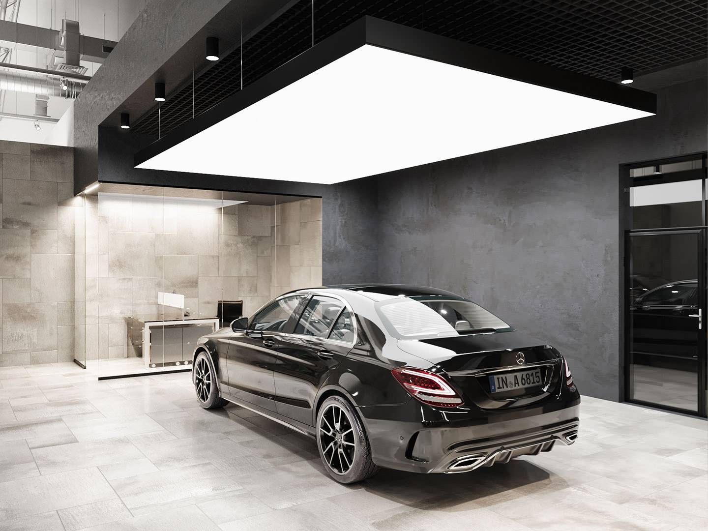 Mercedes-Benz car showroom