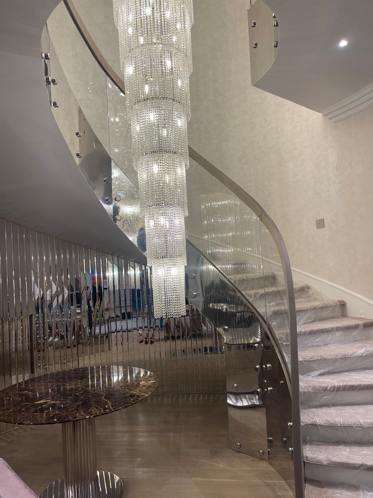 Ограждение -ГНУТОЕ СТЕКЛО