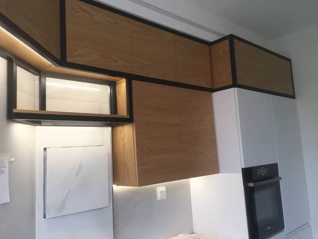 Кухня железо и дуб (LOFT)