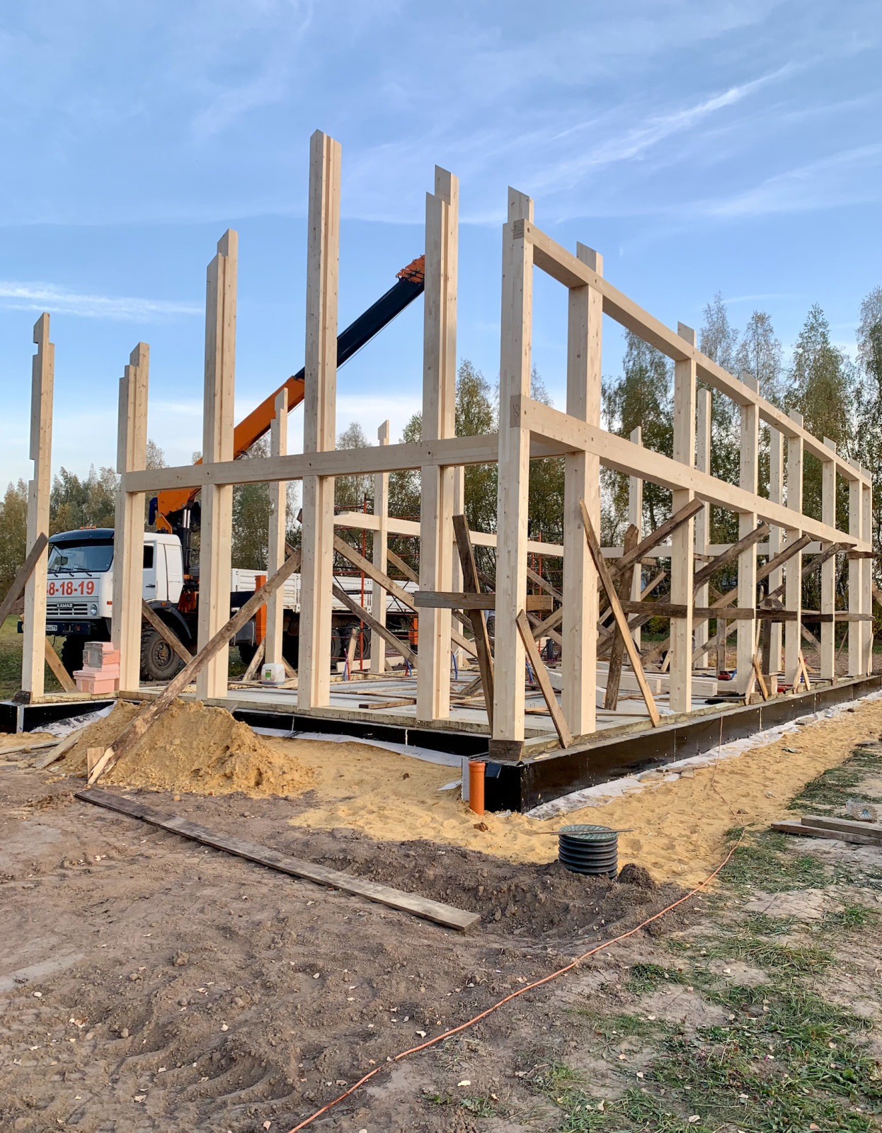 Фахверк в стиле Barn House