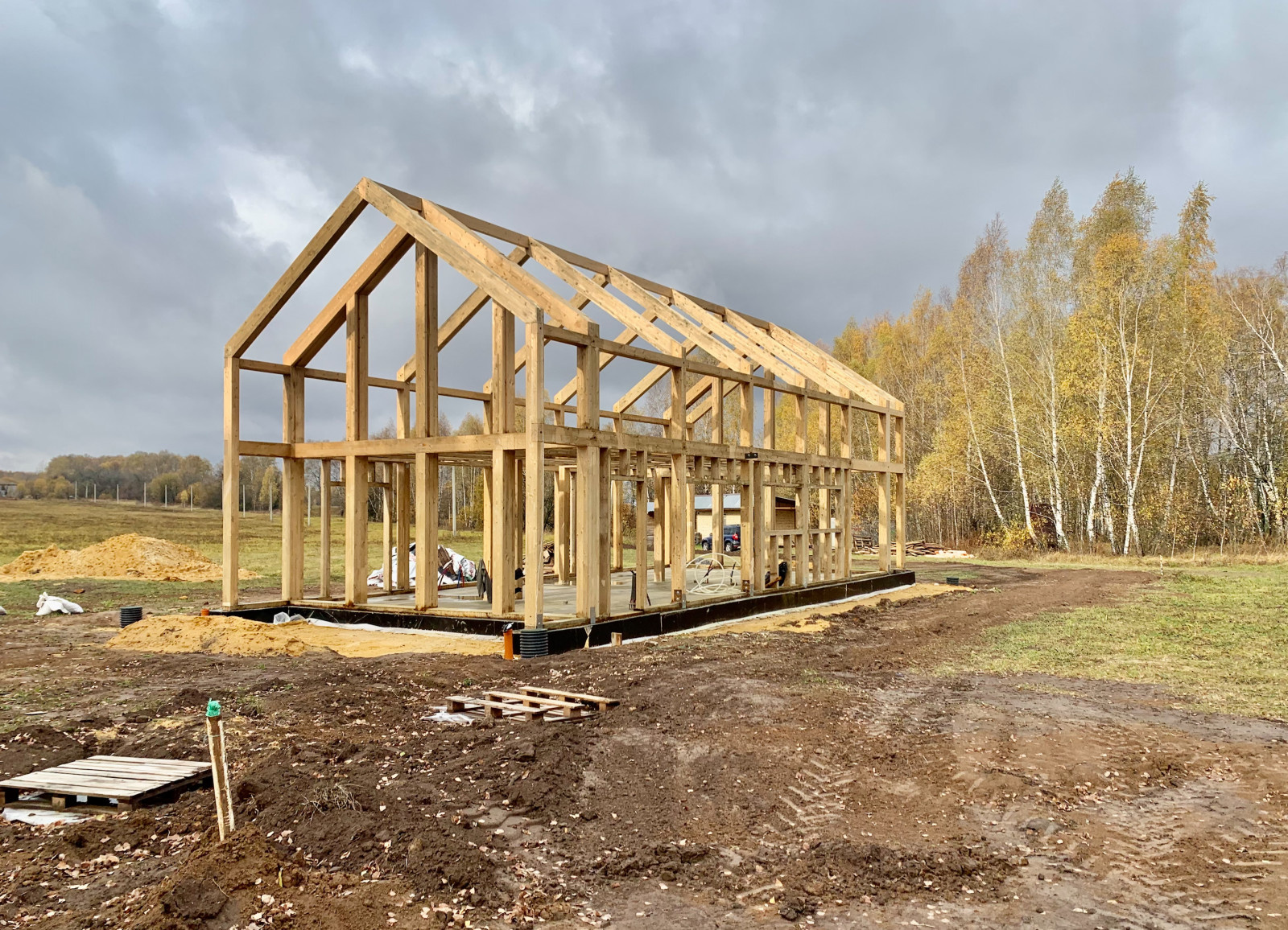 Фахверк в стиле Barn House