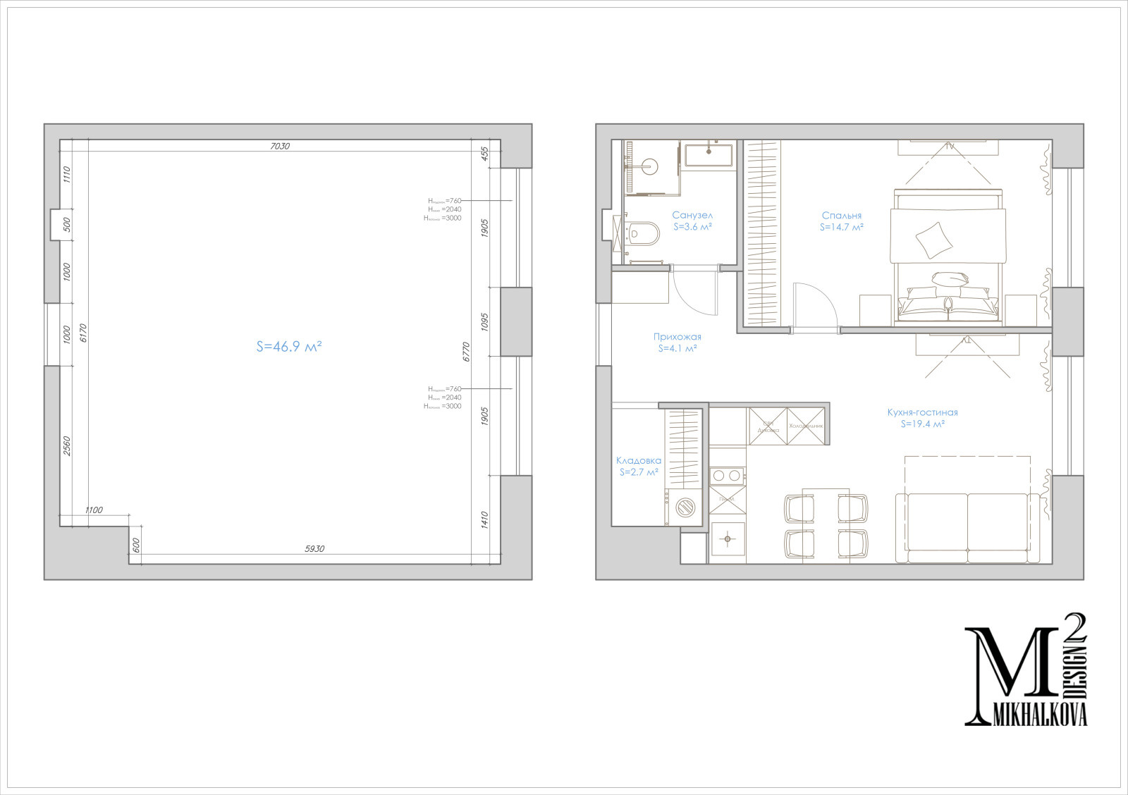 Квартира 47м2