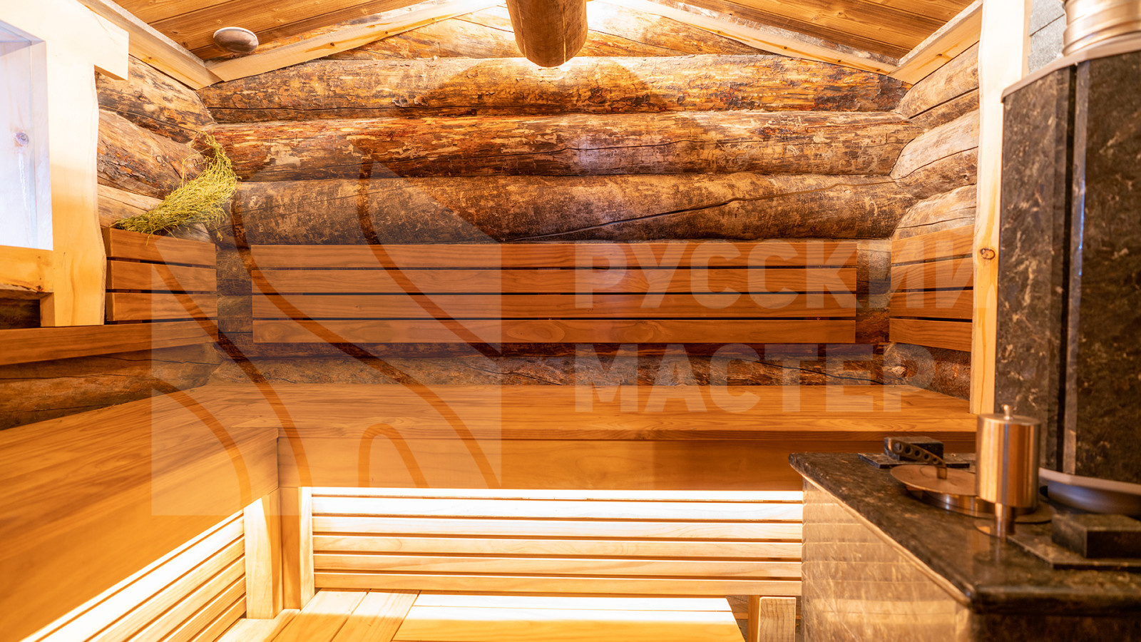 Баня из полярной сосны Кело