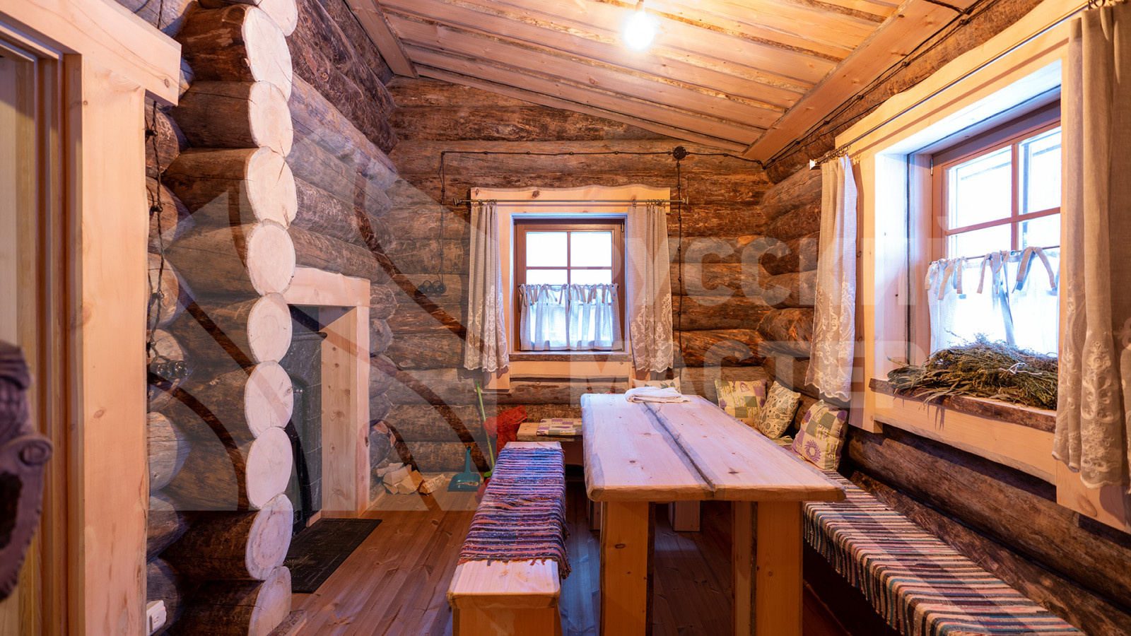 Баня из полярной сосны Кело