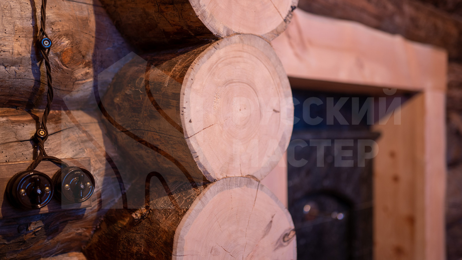 Баня из полярной сосны Кело