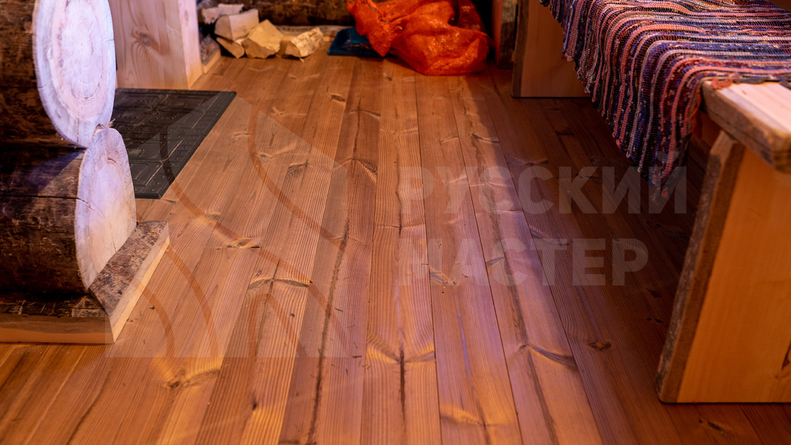 Баня из полярной сосны Кело с террасой и купелью с подогревом