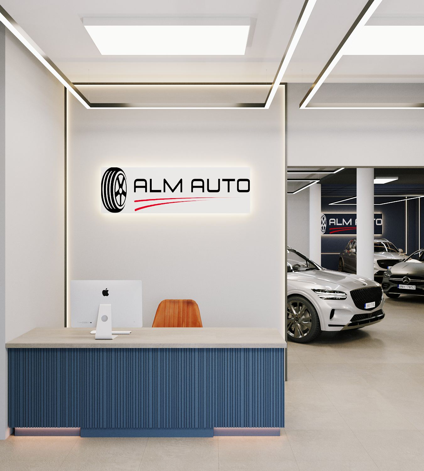 Дизайн-проект автосалона