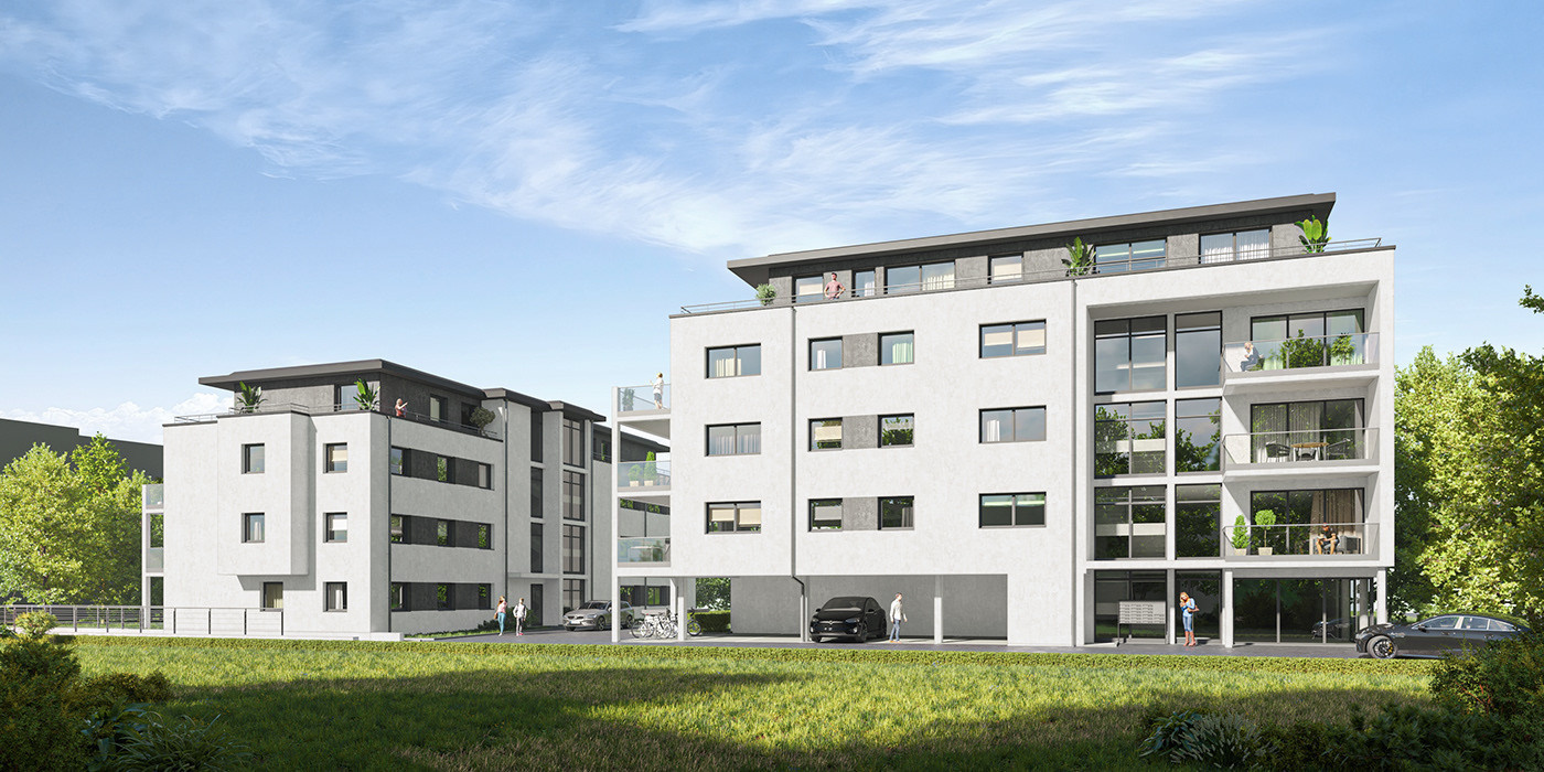 Neubau von zwei Mehrfamilienhäusern in Balingen