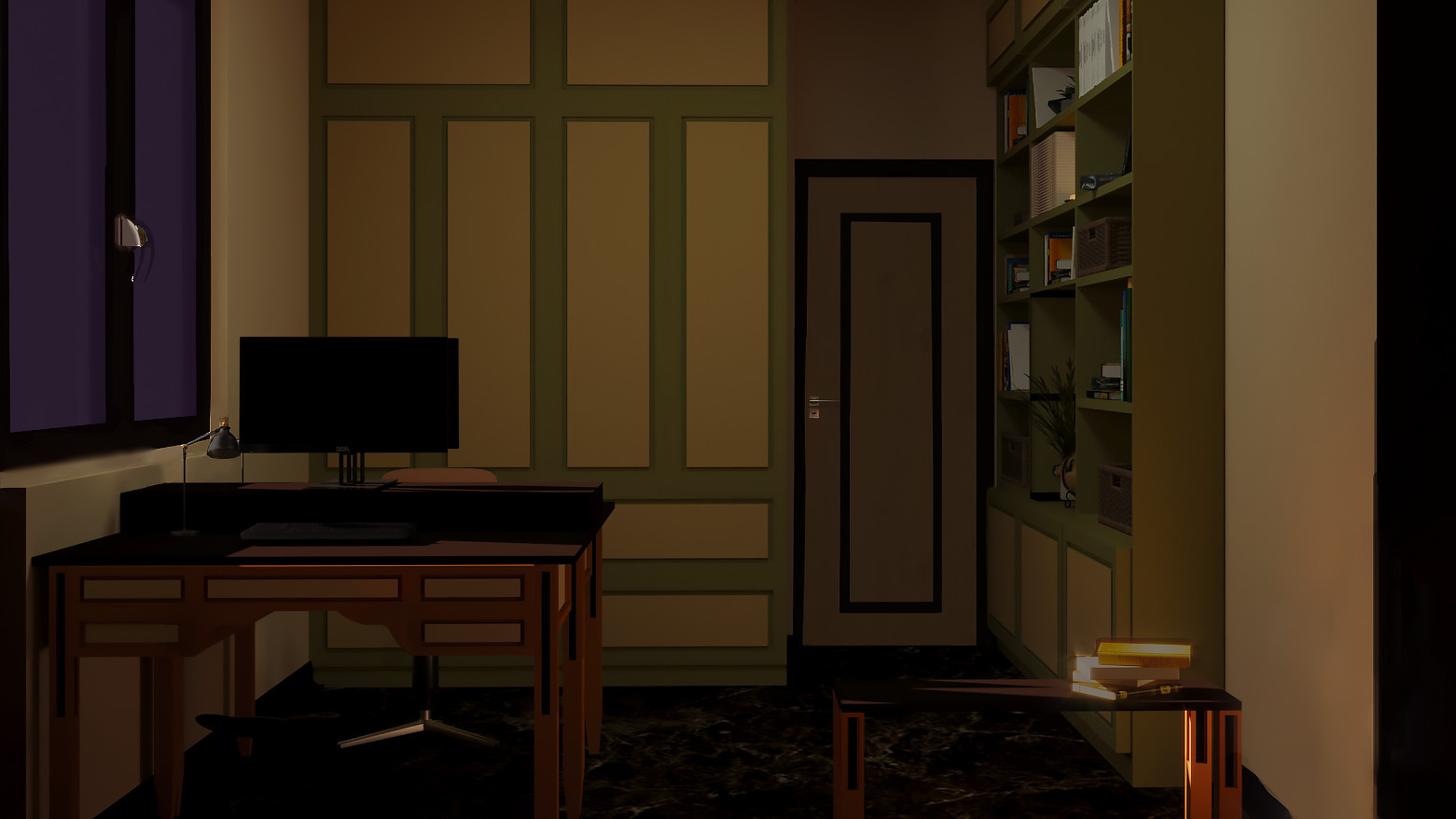 Дизайн-проект домашнего кабинета