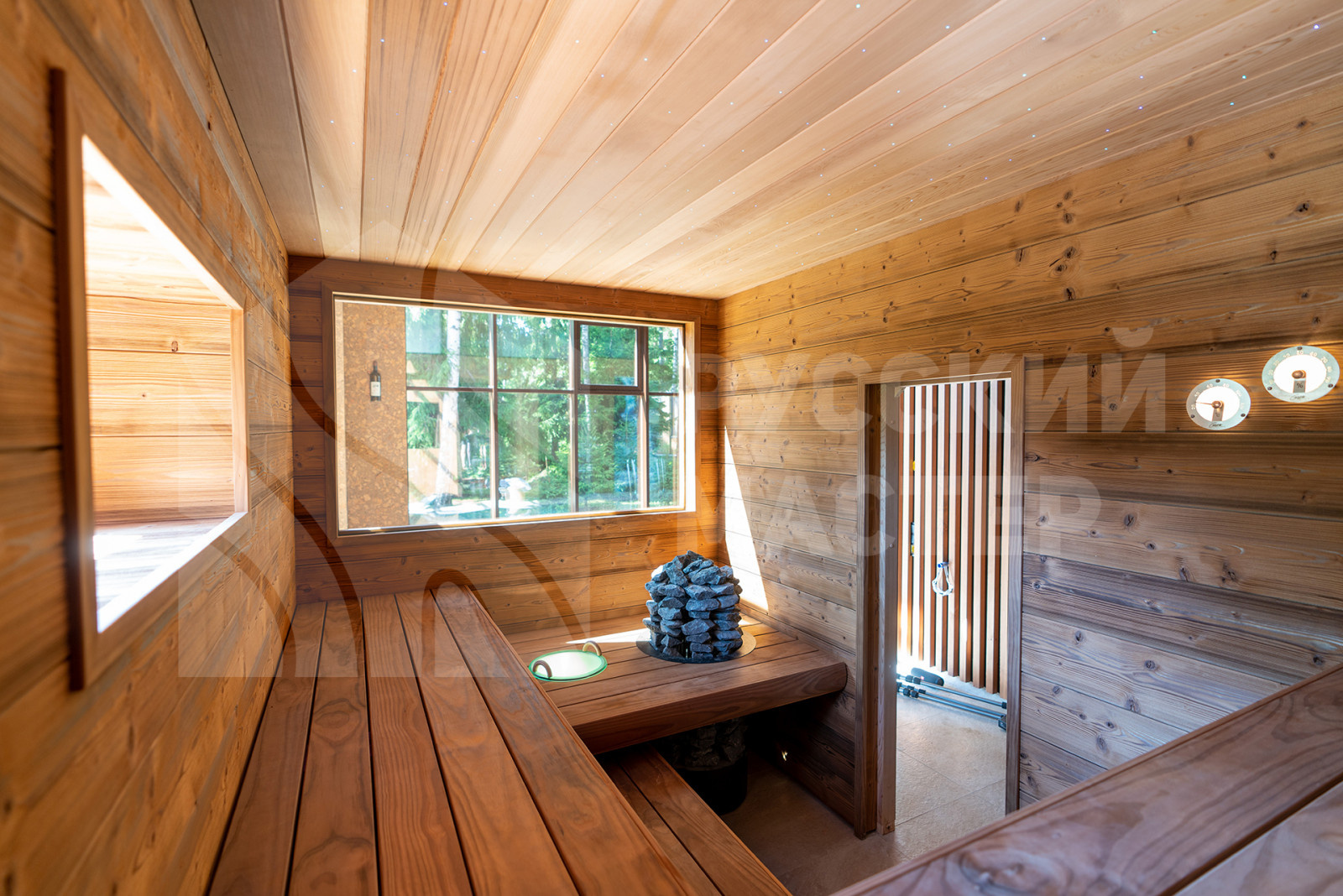 Сауна с уникальной финской электрокаменкой Mondex Rakka